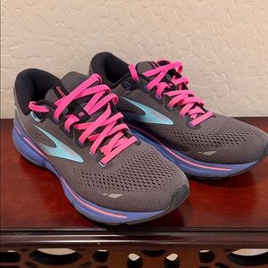 Brooks Ghost 15 Black Aruba Running Training Shoes Women's Size 8.5